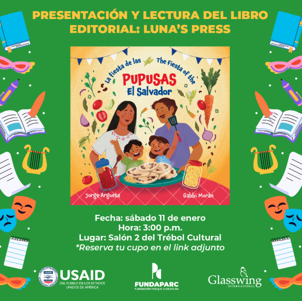 Presentación del libro, La fiesta de las pupusas