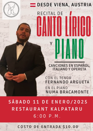 Recital De Canto Lírico Y Piano