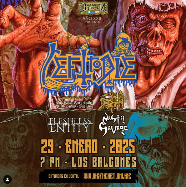 Concierto De Left to Die En El Salvador 2025