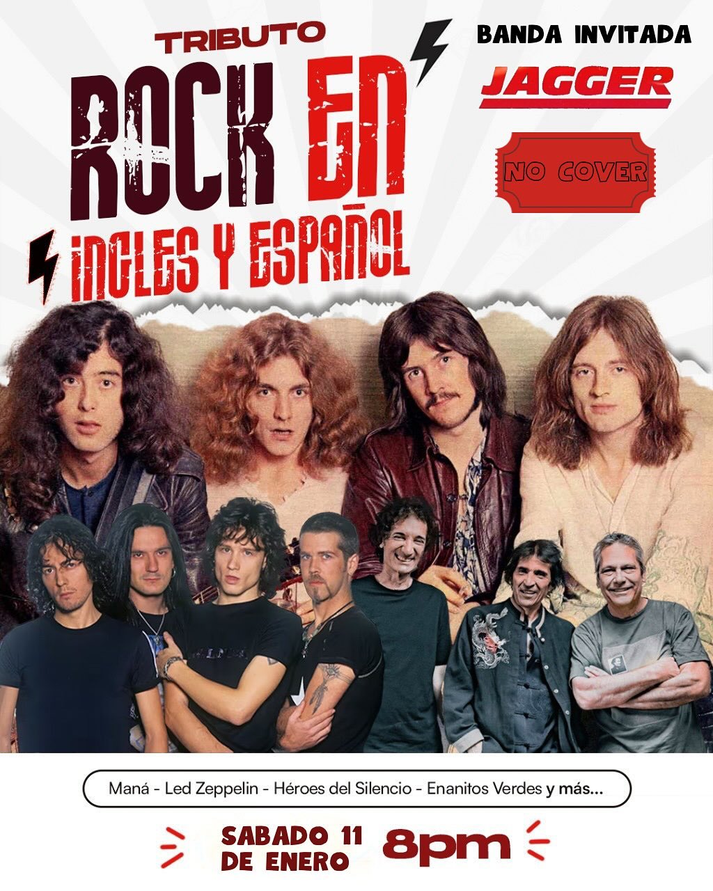 TRIBUTO ROCK EN INGLES Y ESPAÑOL
