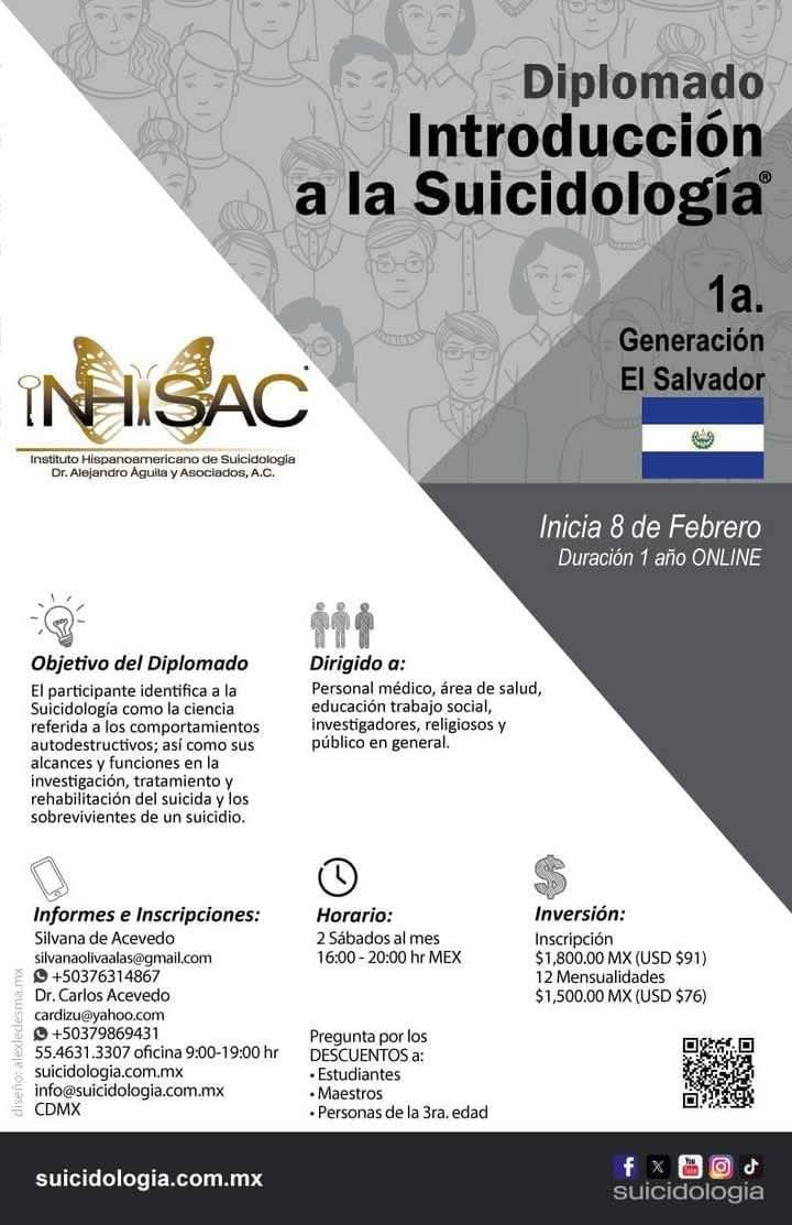  Diplomado Introducción a la Suicidología