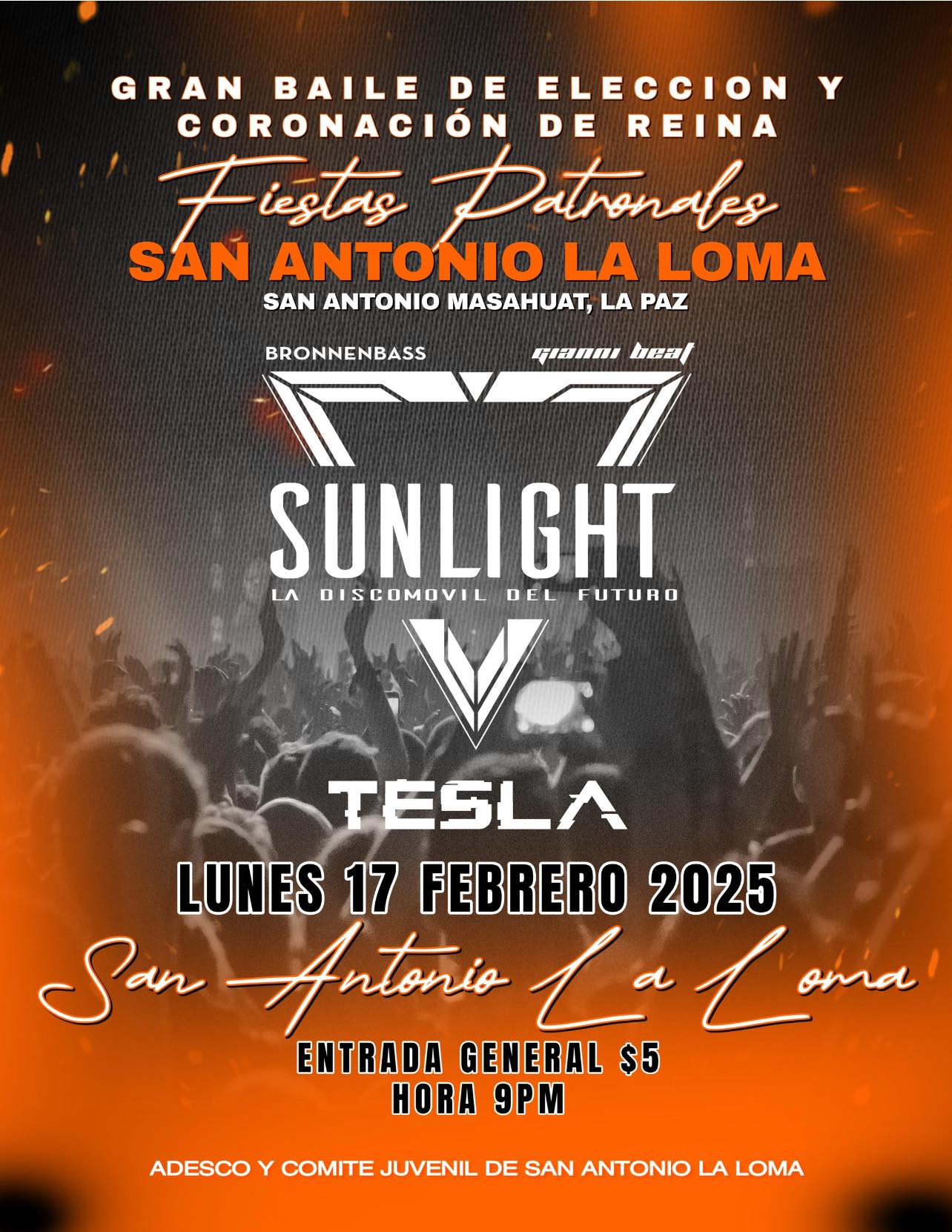 Gran baile de Gala en las fiestas patronales De San Antonio La Loma