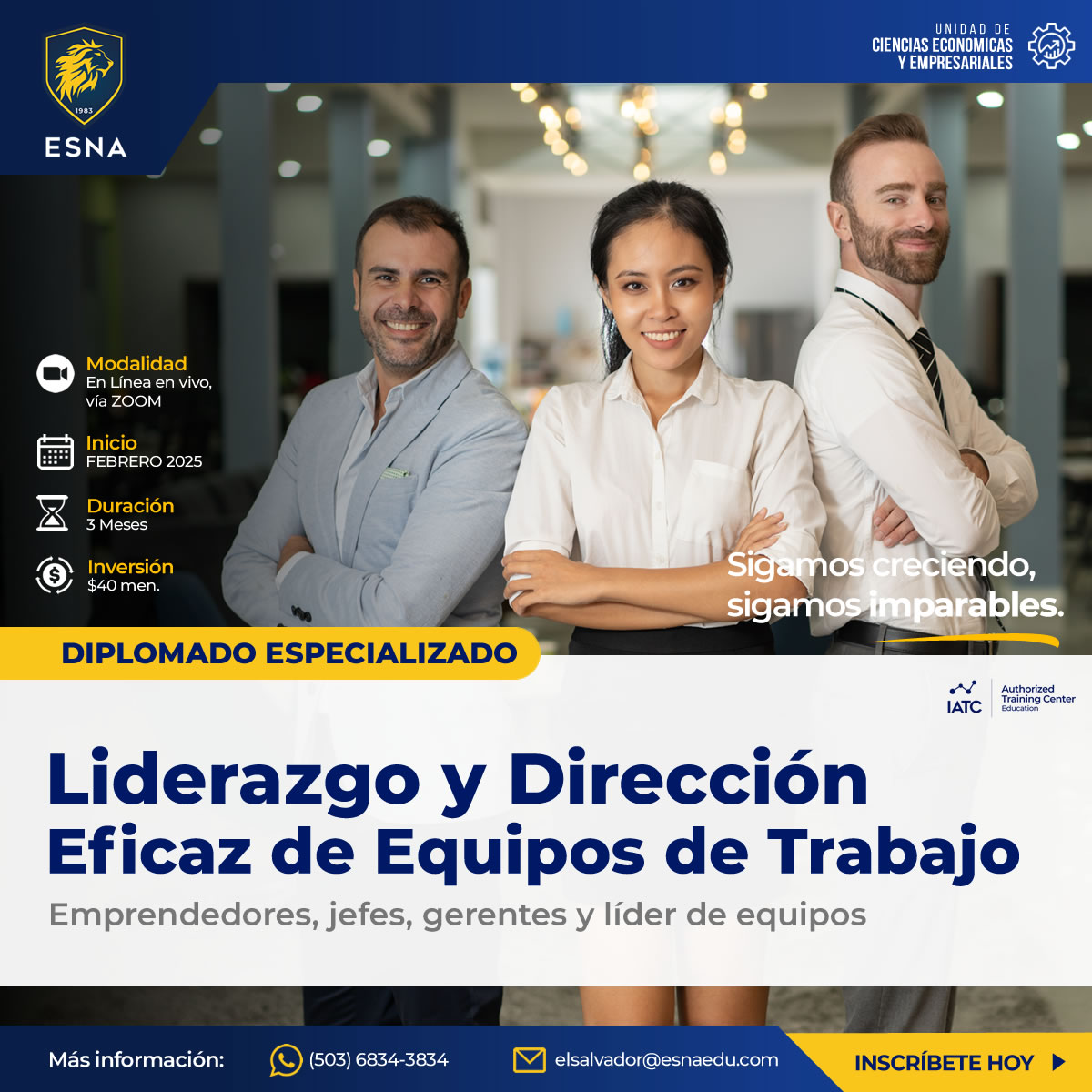 Diplomado en Liderazgo y Dirección eficaz de Equipos de trabajo