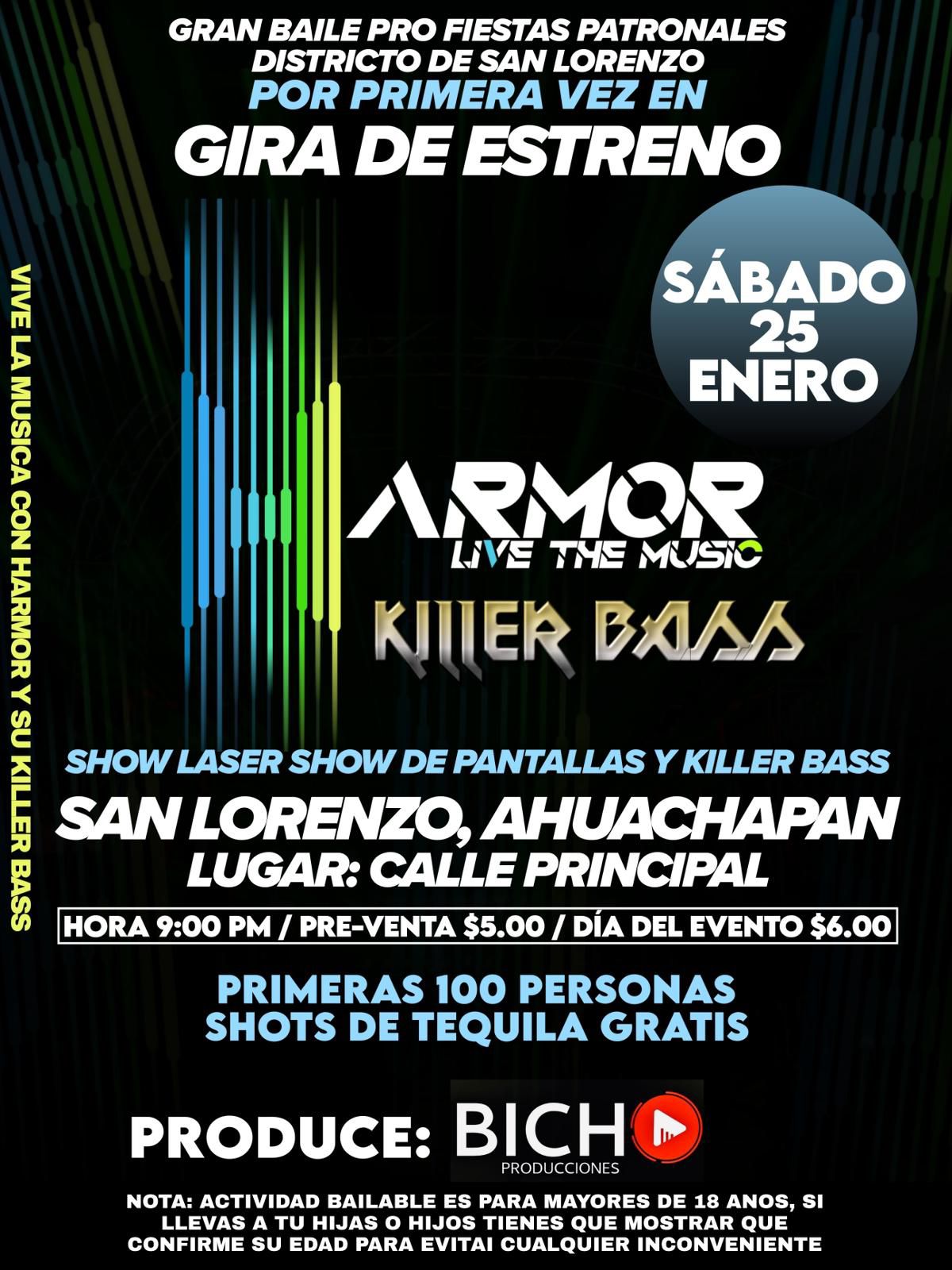 Gran Baile de Fiestas Patronales en San Lorenzo 