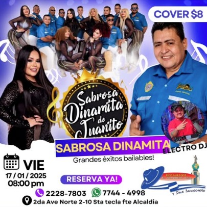 NOCHES CON LA SABROSA DINAMITA DE JUANITO