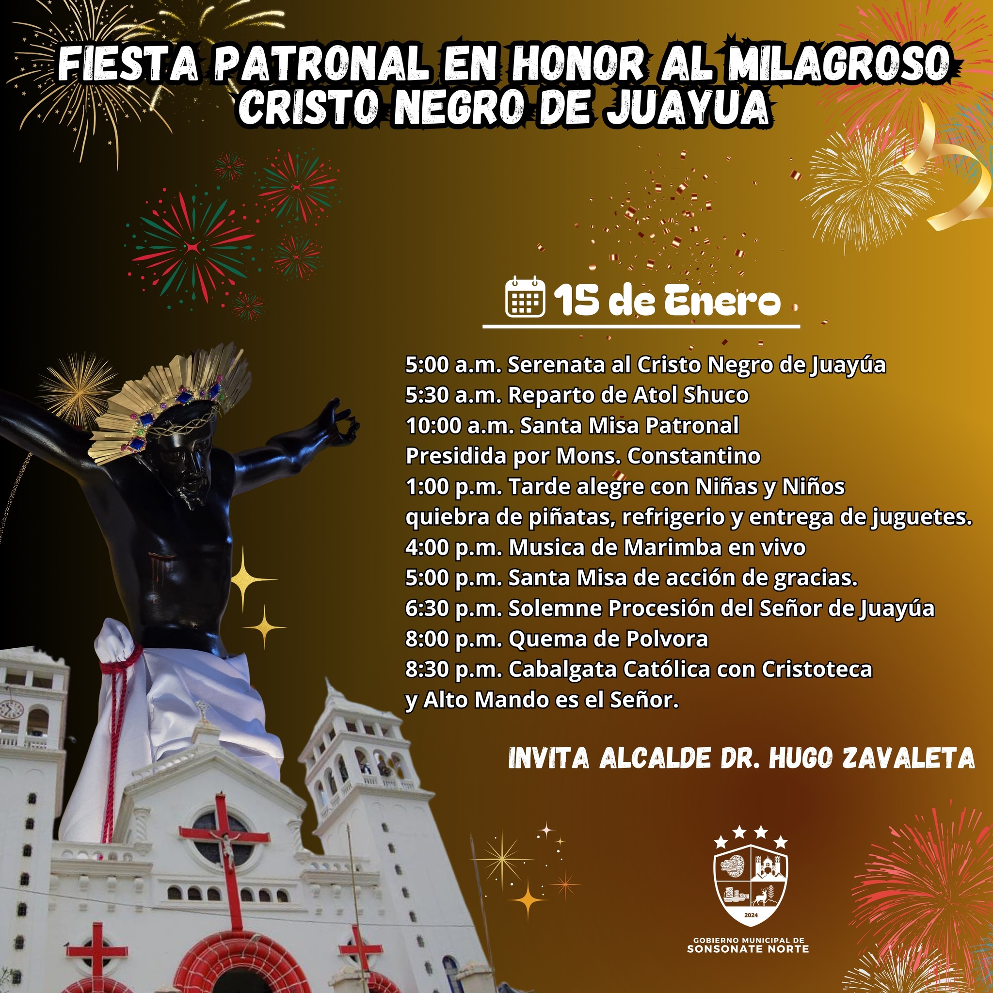 Fiesta Patronal del Cristo Negro de Juayúa. 