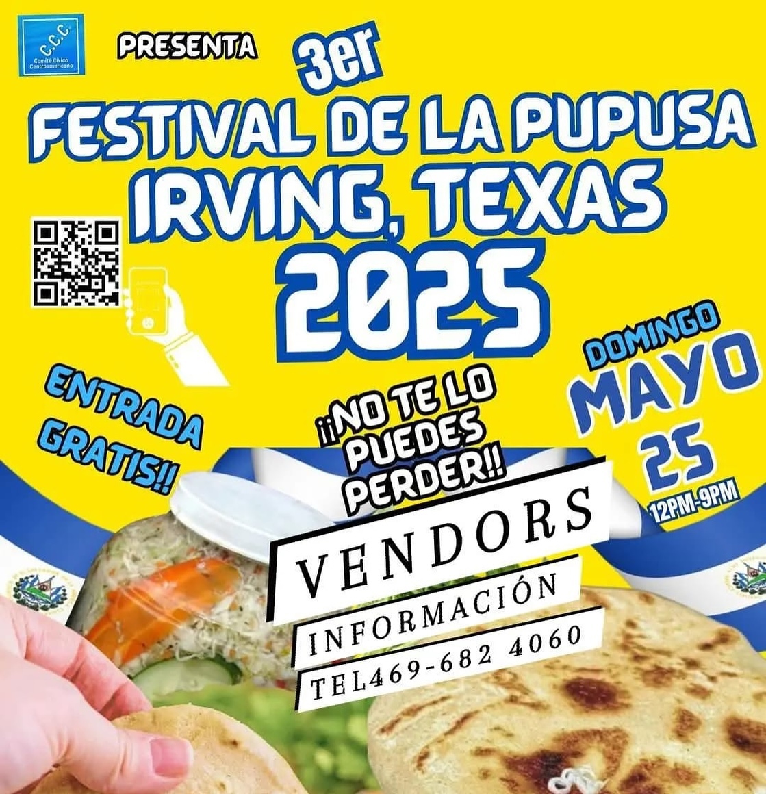 3er Festival de La Pupusa en Irving, Texas