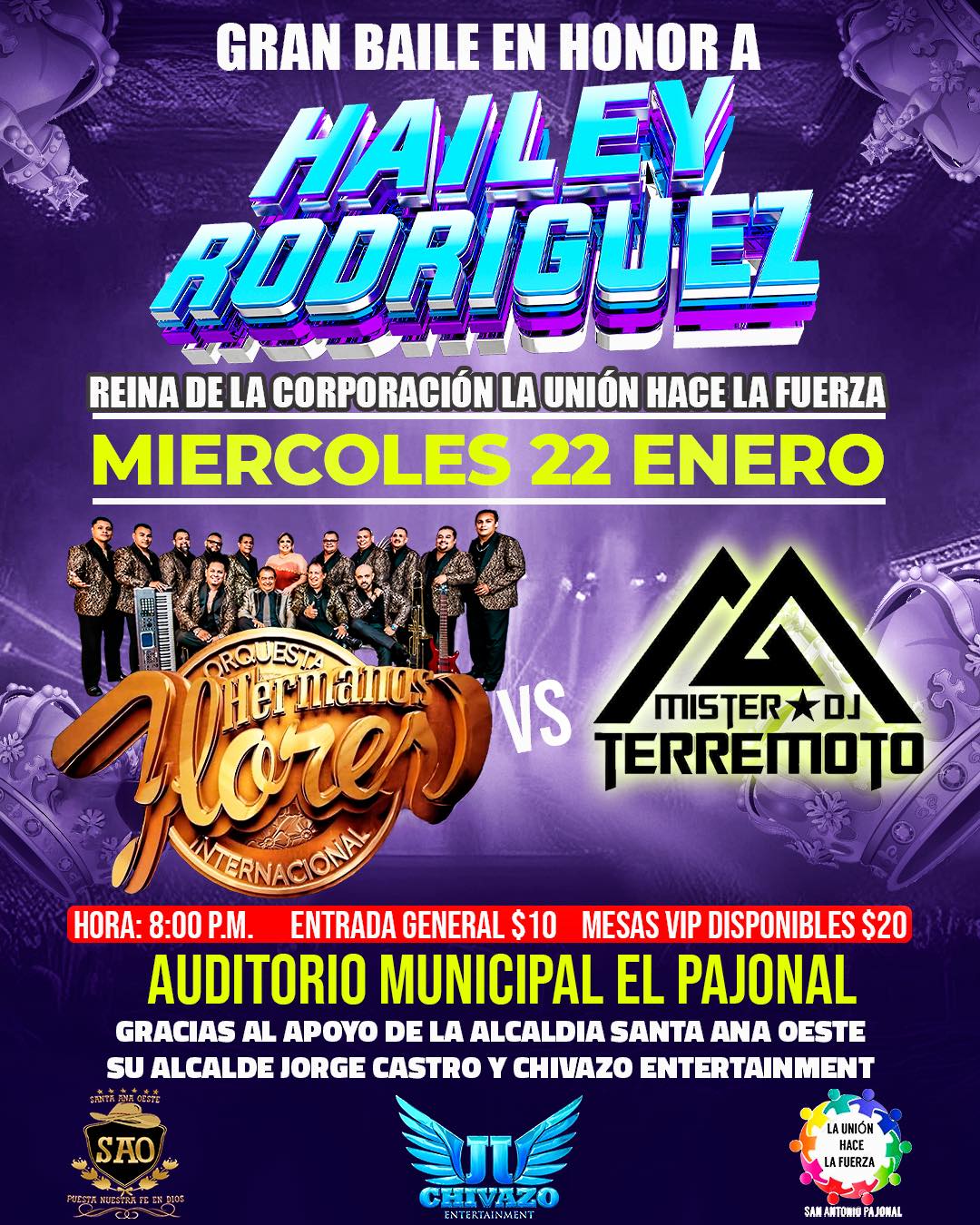 Gran Baile En San Antonio Pajonal, Santa Ana.