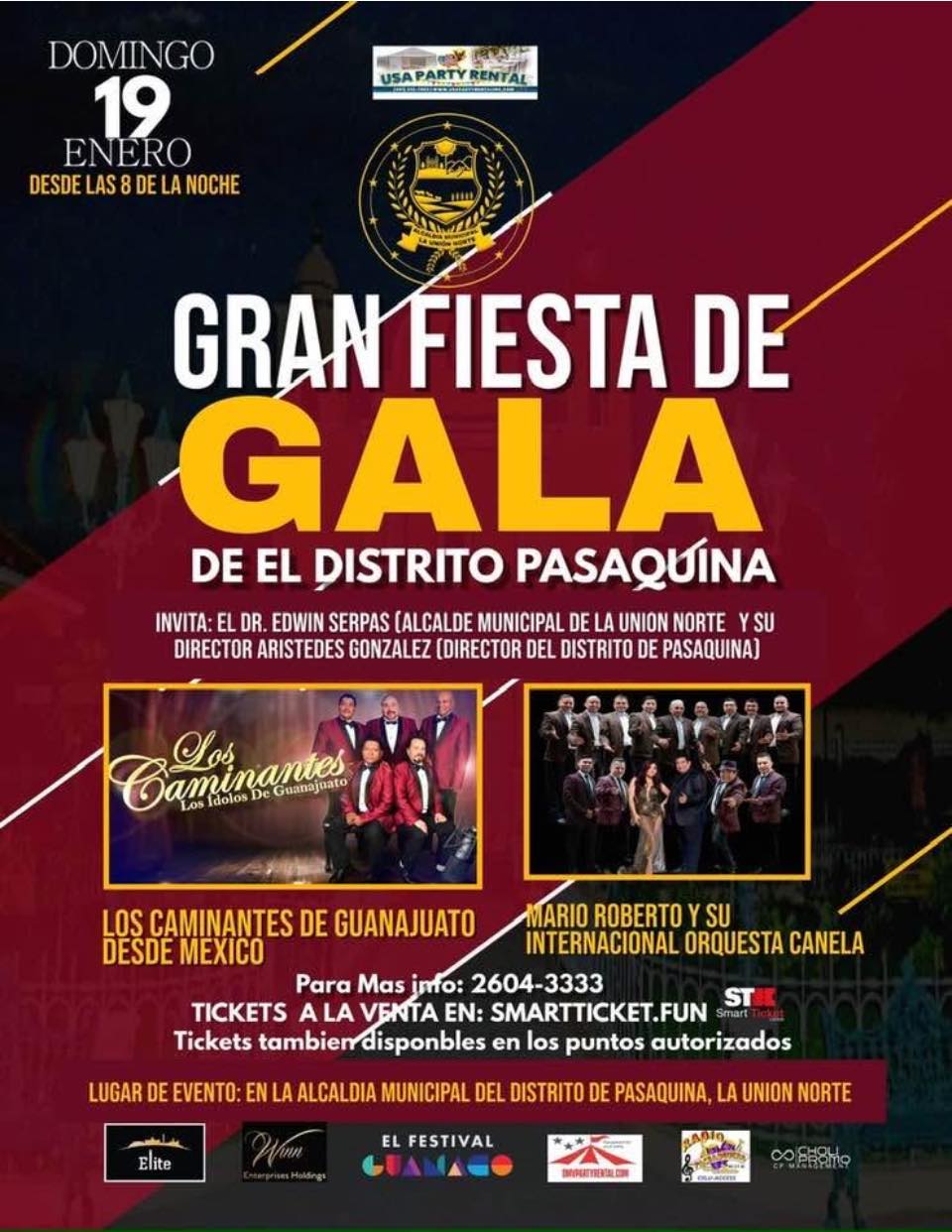 Gran Fiesta de Gala del distrito de Pasaquína 