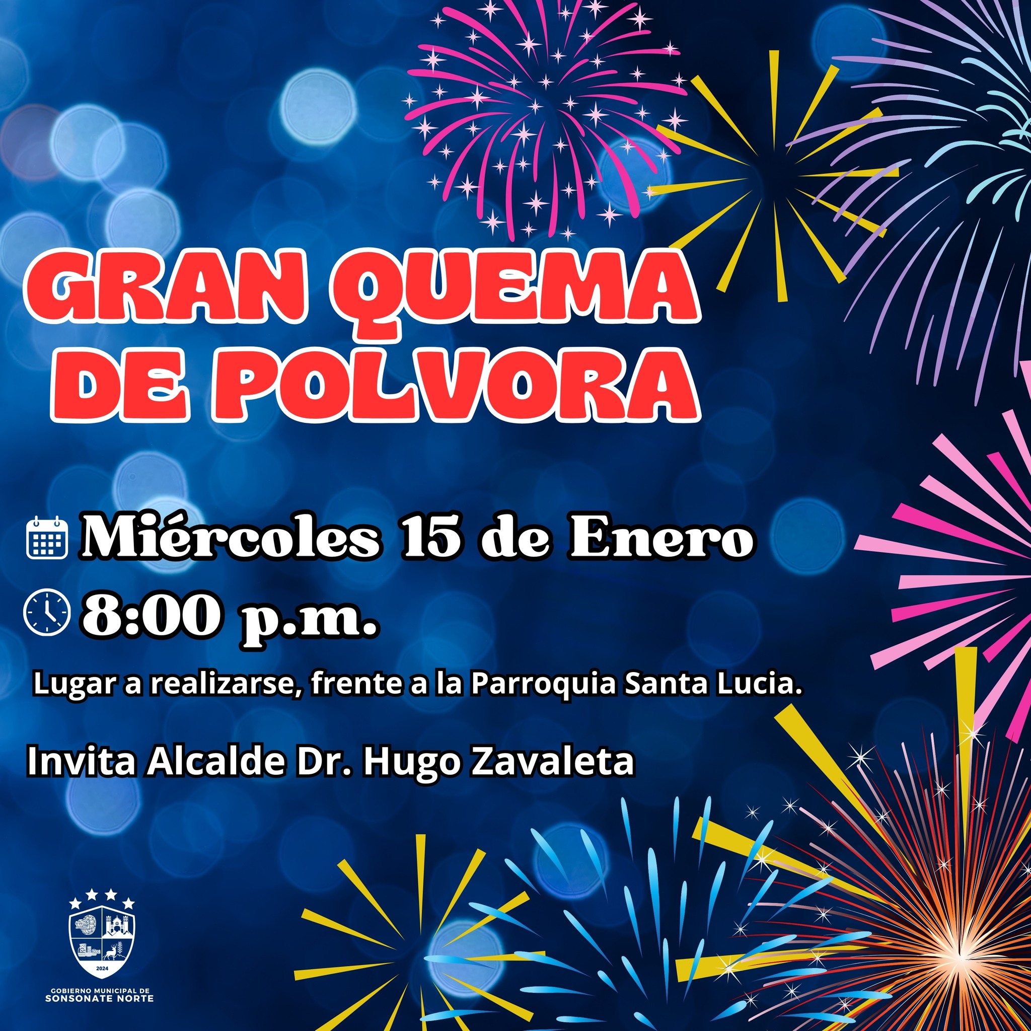 Gran Quema de Polvora en Juayúa 