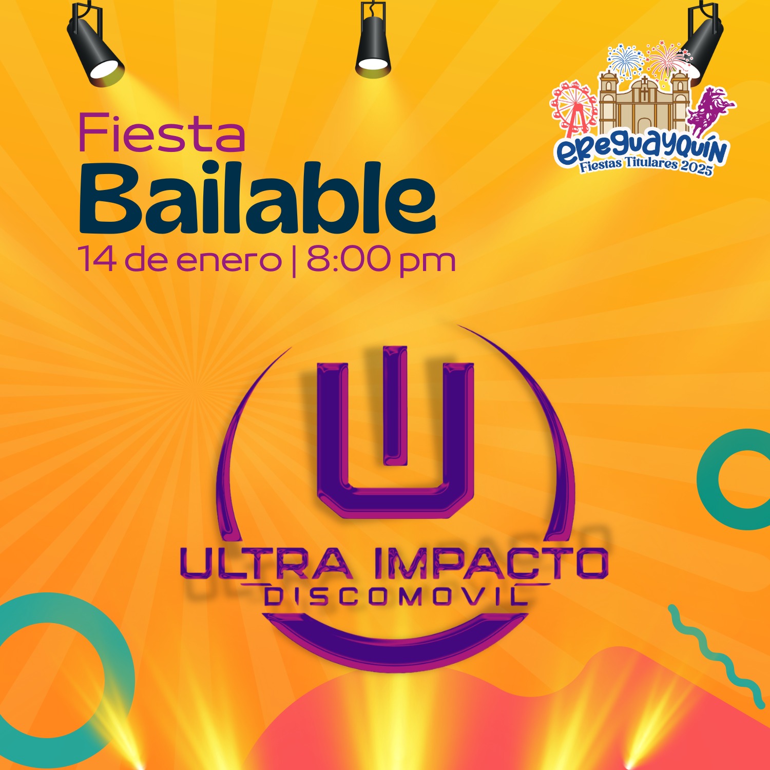 Fiestas bailable en Ereguayquín 