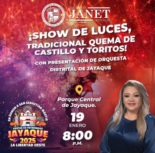 Show de luces, quema de polvora 