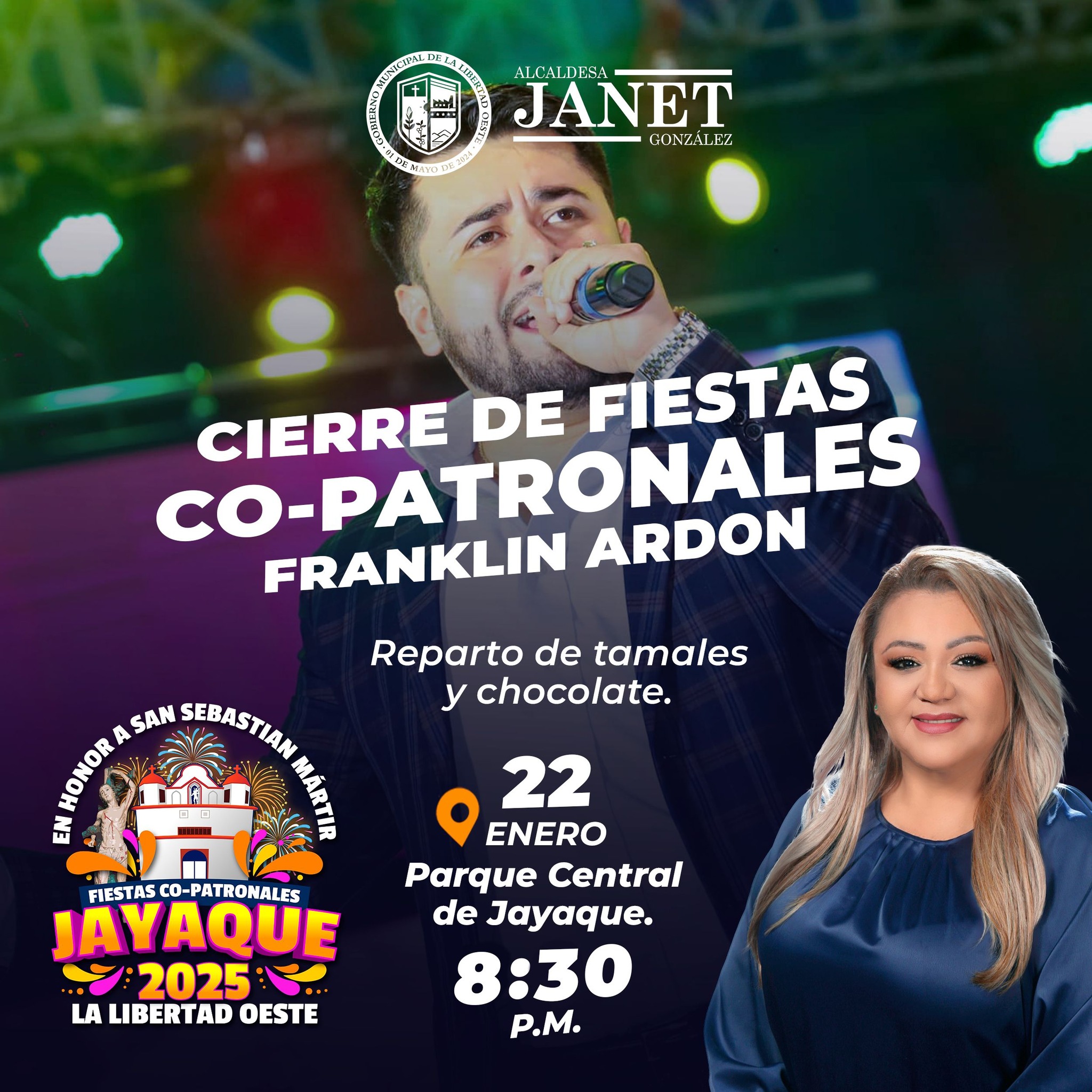 Cierre de las fiestas co-patronales de Jayaque