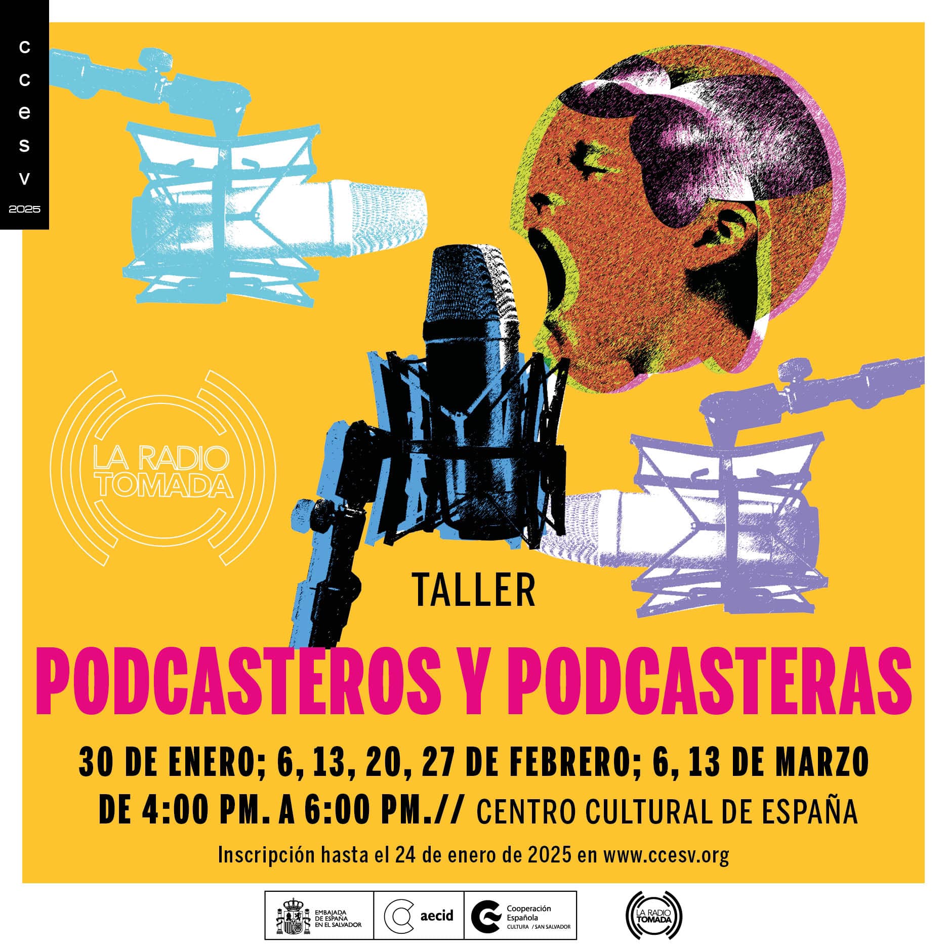 Taller de podcasteros y podcasteras 2025