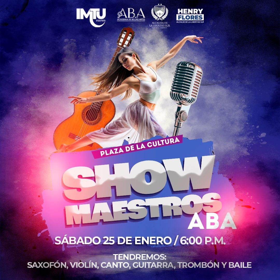 Show de talentos de la Academia Municipal de Bellas Artes