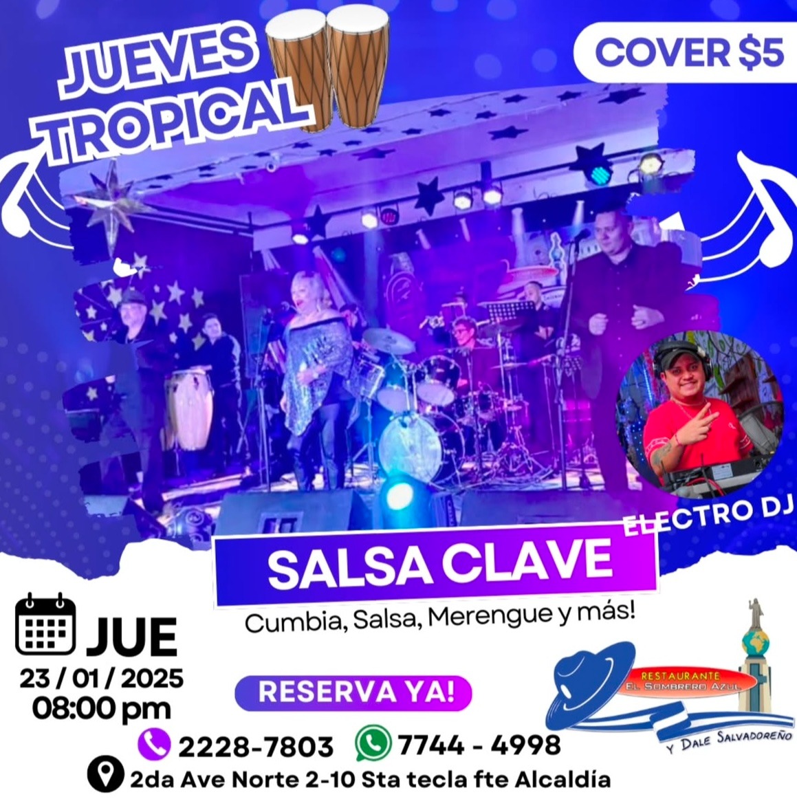 SALSA CLAVE Cumbia, Salsa, Merengue y más.