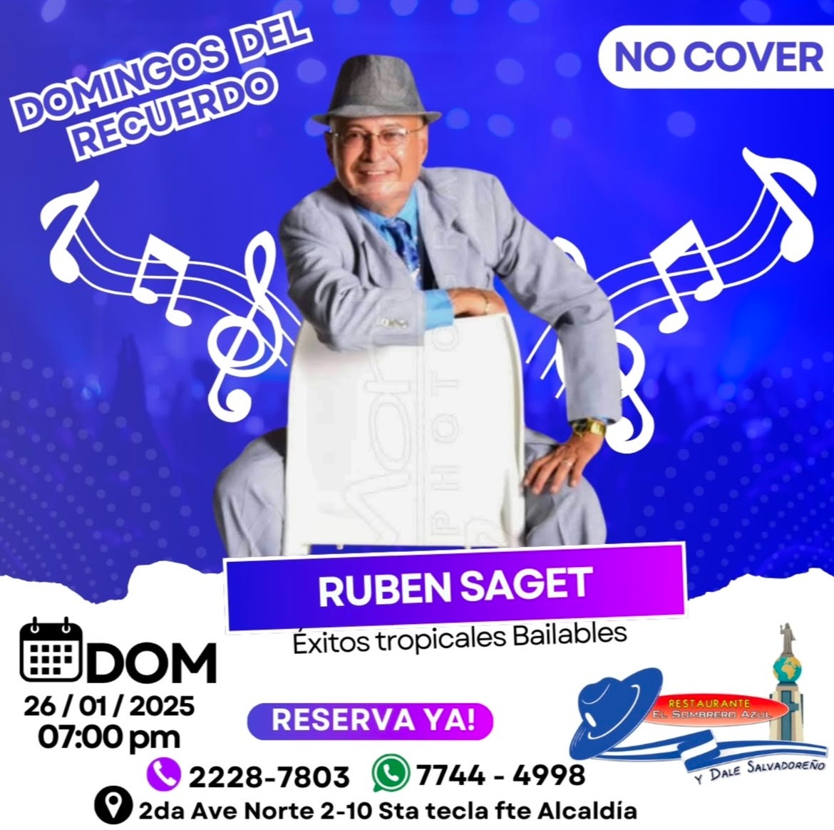 ¨RUBEN SAGET¨ Éxitos tropicales Bailables