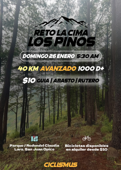 RETO LA CIMA LOS PINOS 