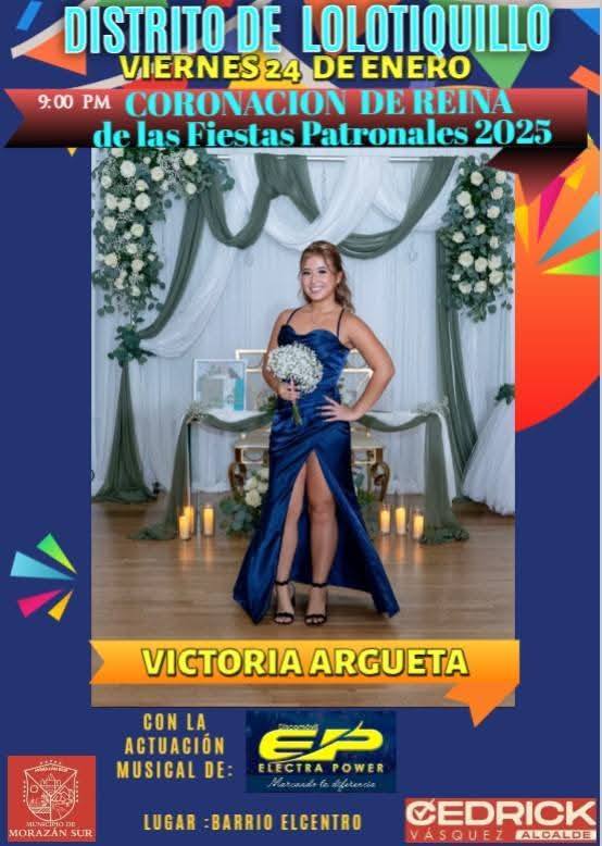 CORONACIÓN DE REINA DE LAS FIESTAS PATRONALES