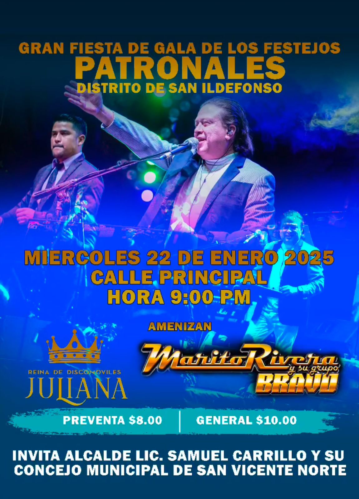 Gran Baile de Gala de los Festejos Patronales De SAN ILDEFONSO