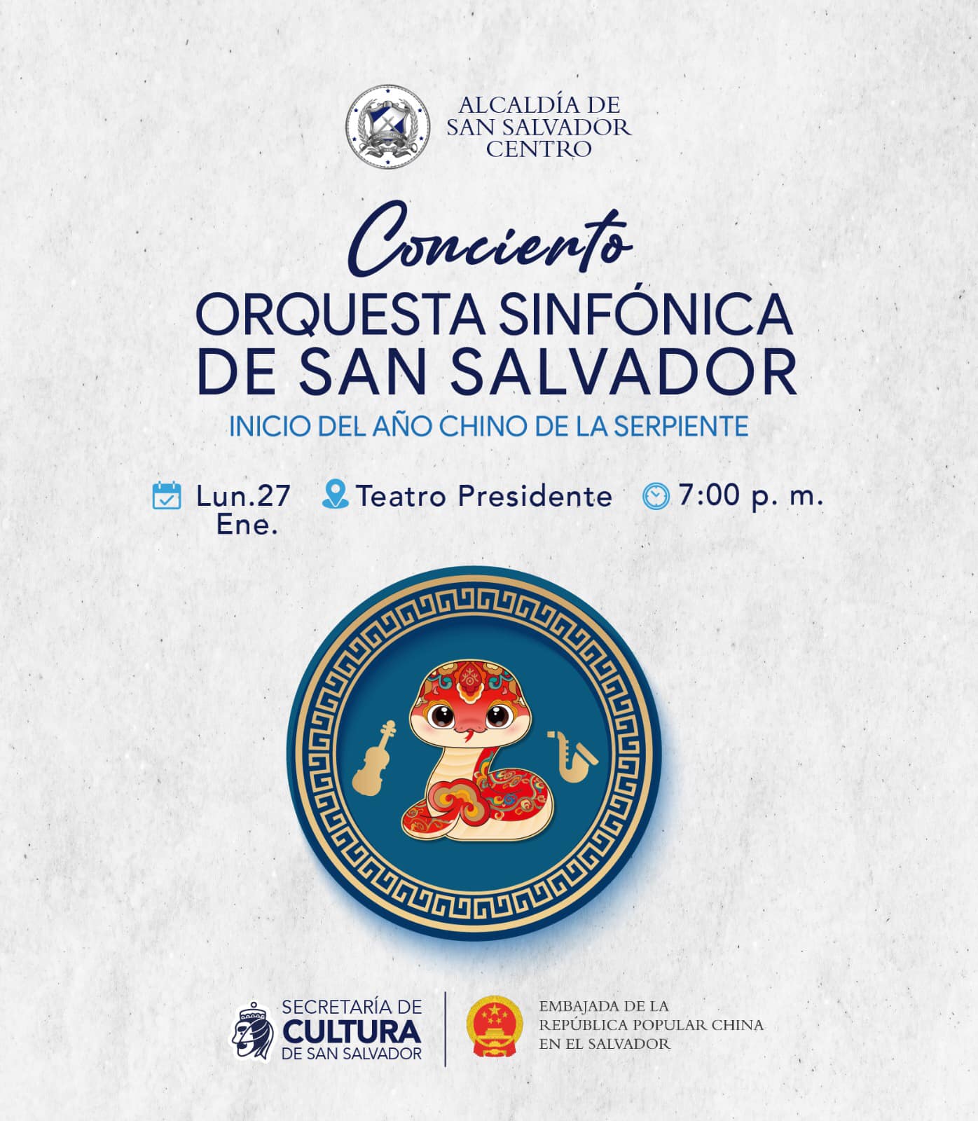 Concierto de orquesta sinfónica de San Salvador 