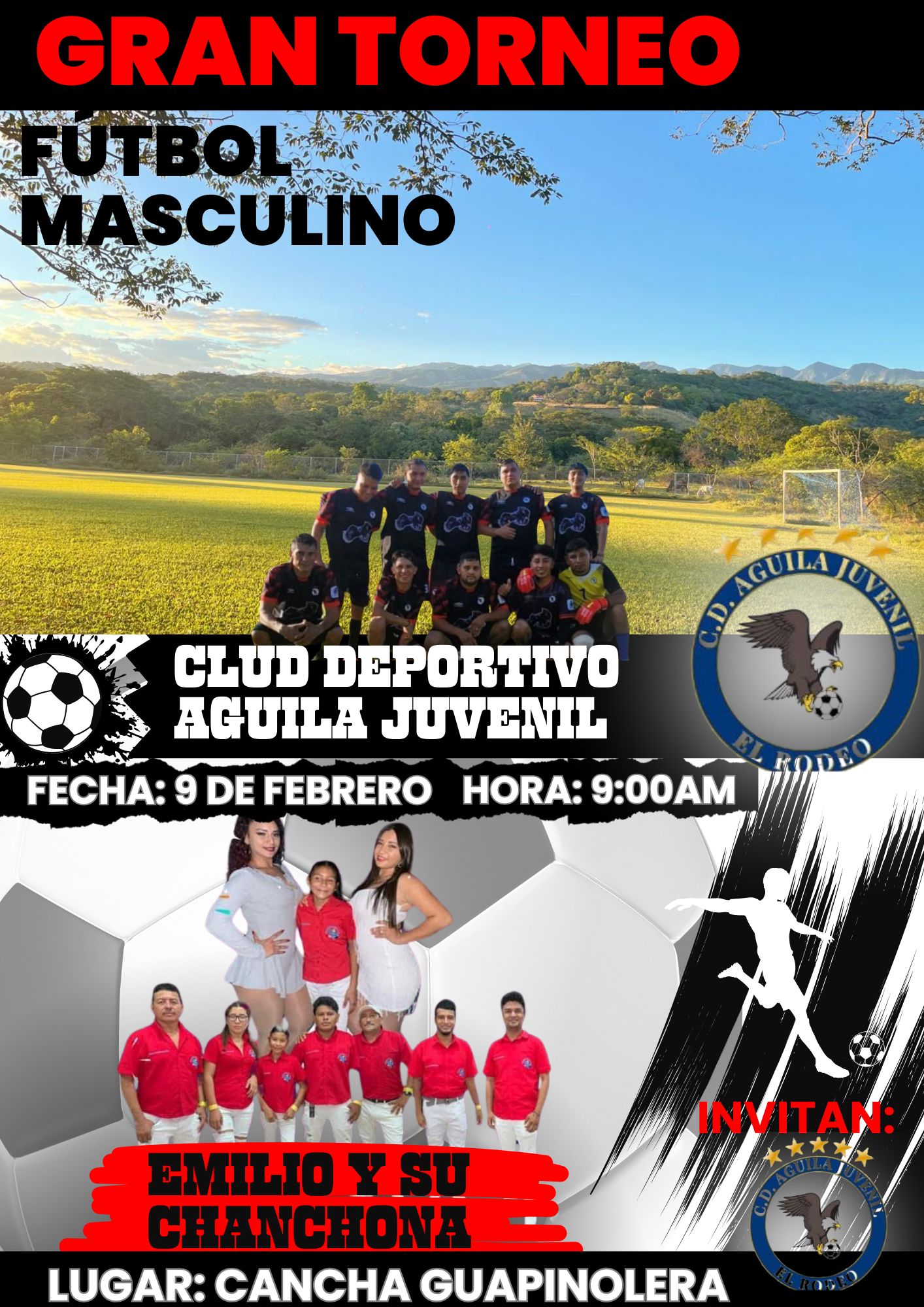 Gran torneo de futbol masculino