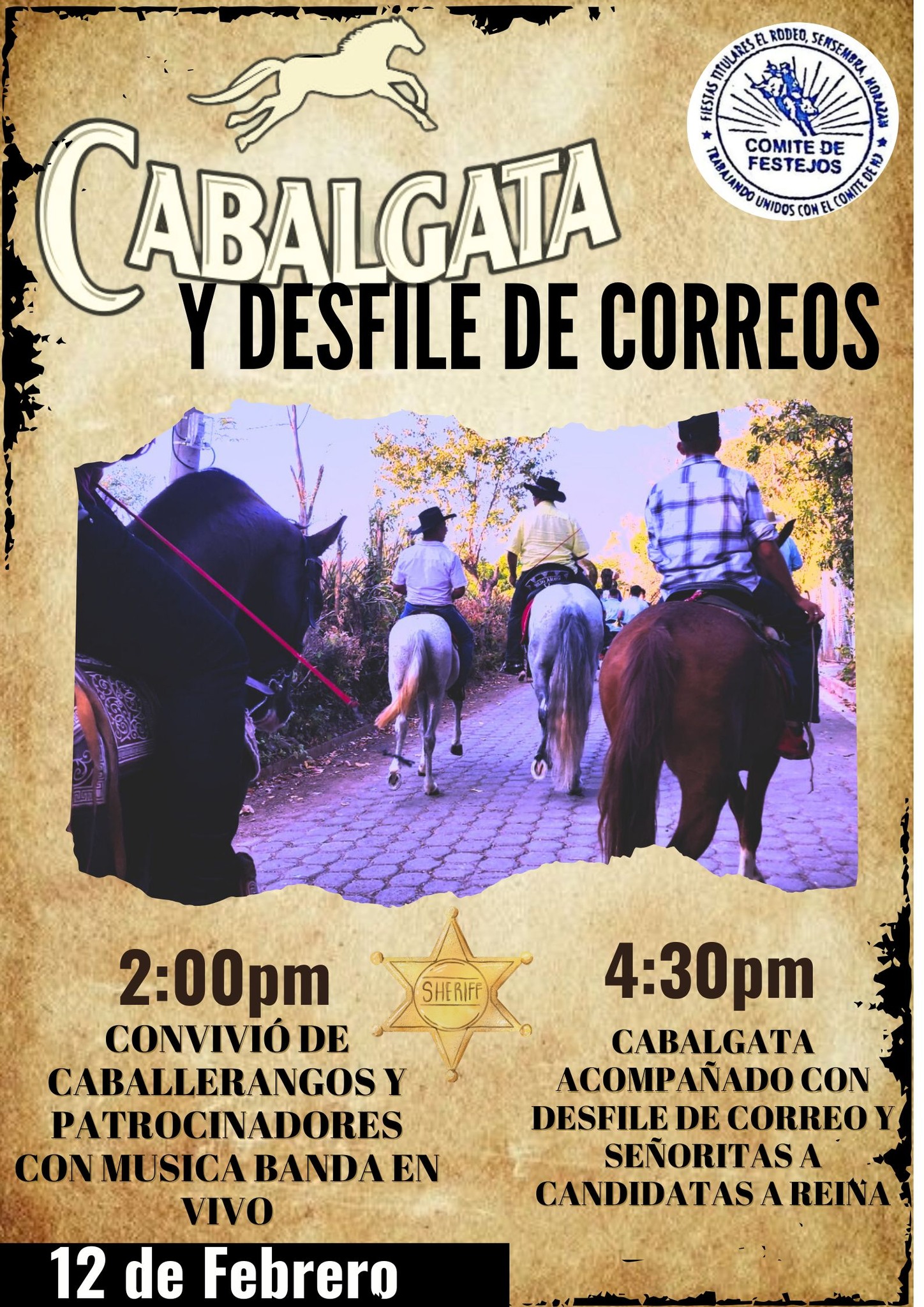 Gran cabalgata y desfile del correo 