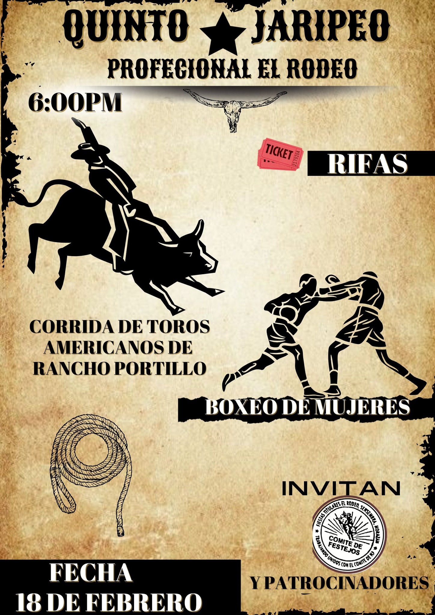 Quinto Jaripeo Profesional - Morazán Sur 