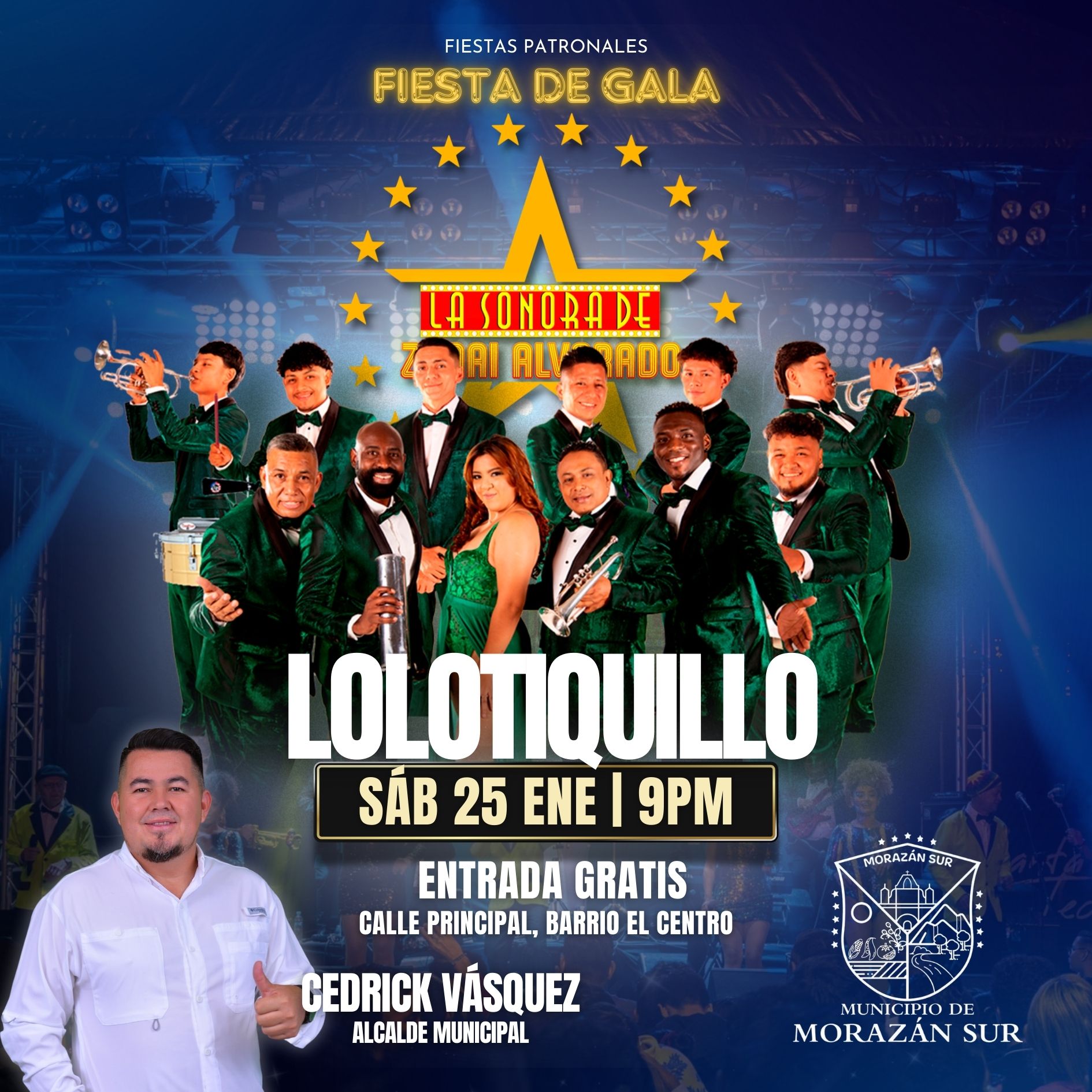 Gran Fiesta De Gala Con La Sonora de Zonai Alvarado