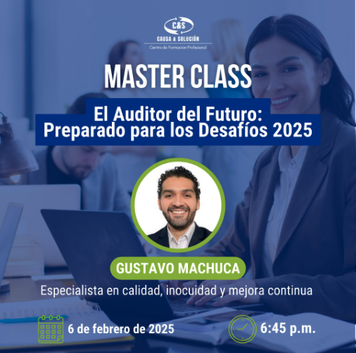  Master Class GRATUITA: "El Auditor del Futuro: Preparado para los Desafíos 2025