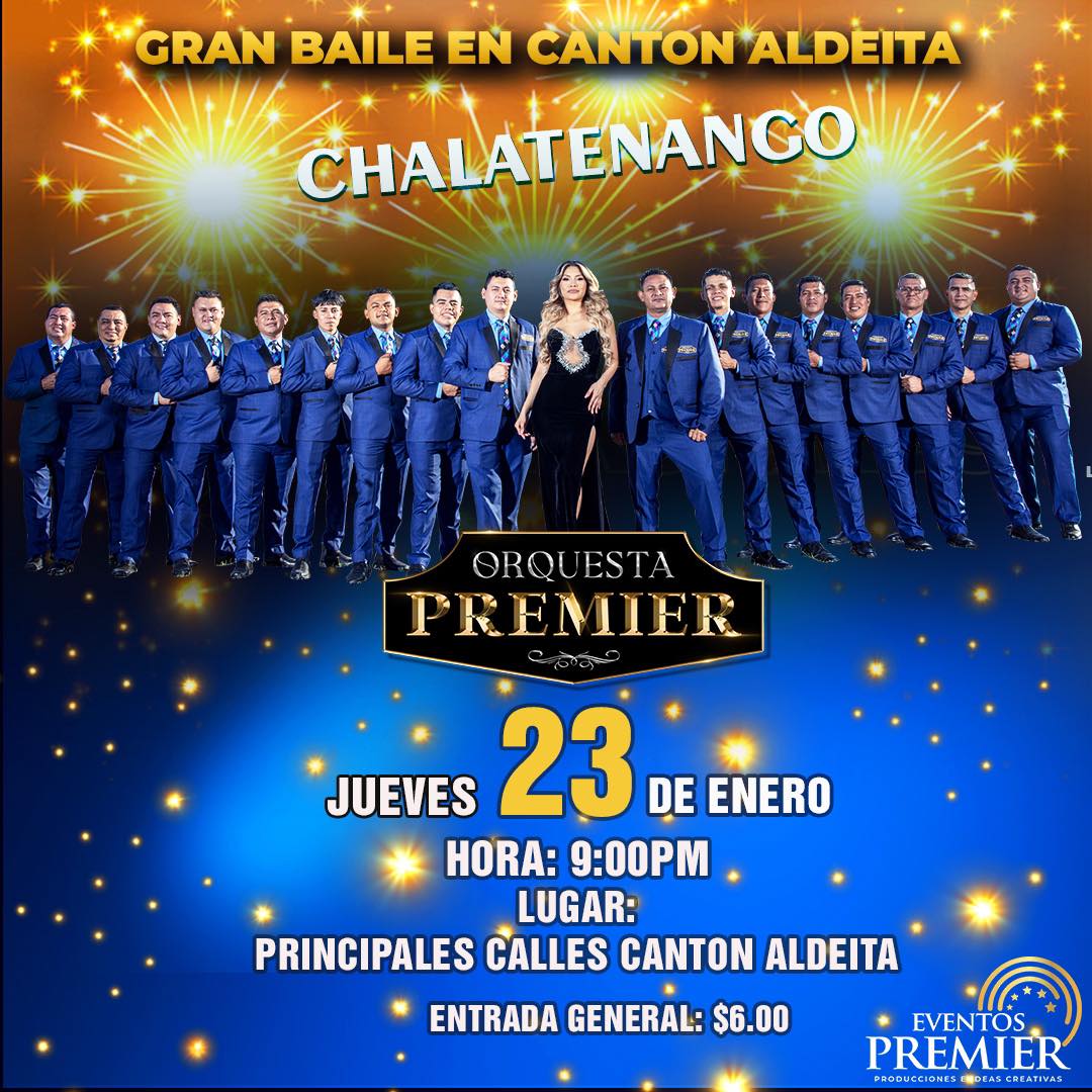 Gran Baile en Canton Aldeita con Orquesta Premier 
