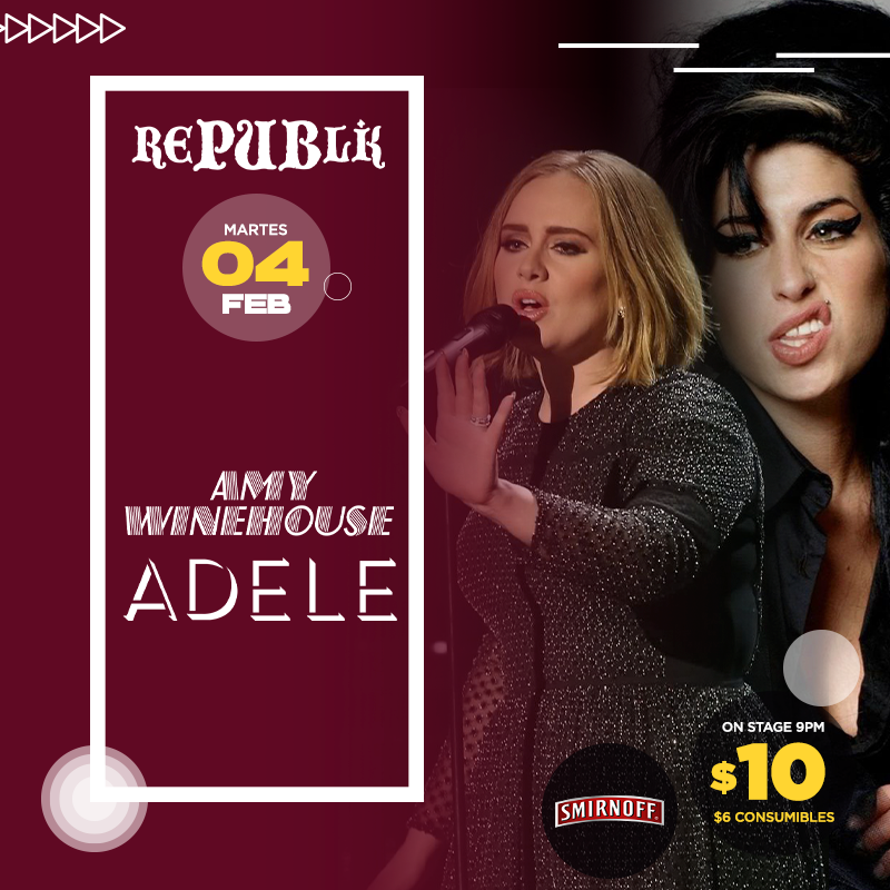 Tributo a Adele & Amy Winehouse en Republik