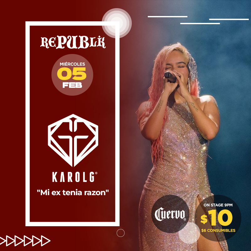 Tributo a Karol G "Mi ex tenia razón" en Republik