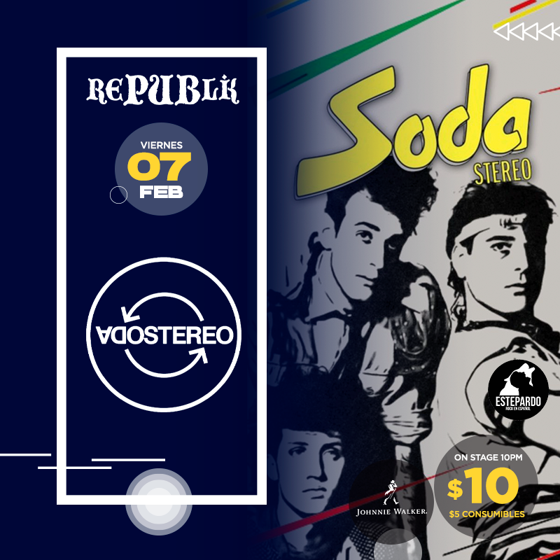 Tributo a Soda Stereo en Republik 