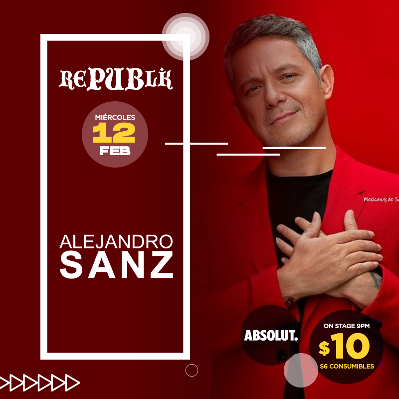 Tributo a Alejandro Sanz en Republik 