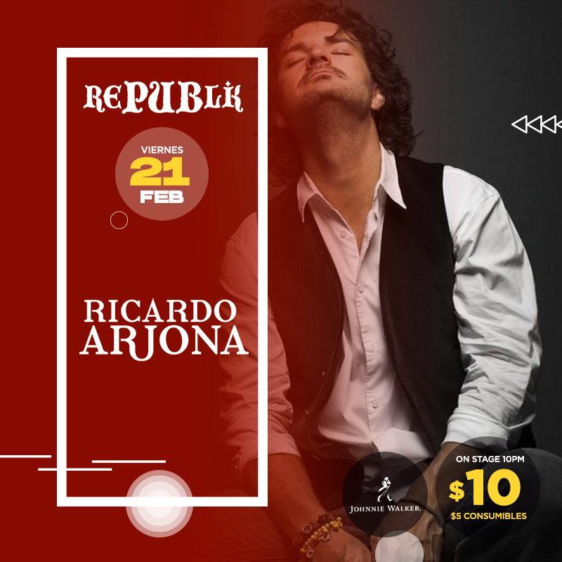 Tributo a Ricardo Arjona en Republik 