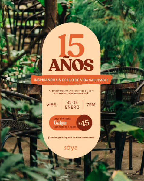 Celebración De 15 Años De Sōya Nutribar ¨INSPIRANDO UN ESTILO DE VIDA SALUDABLE¨