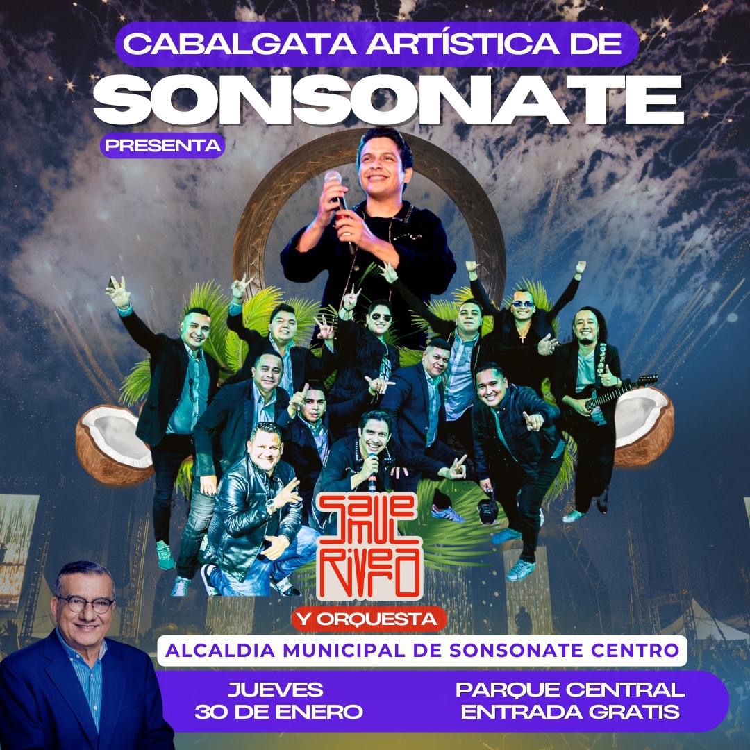 Cabalgata Artística en Sonsonate con Samuel Rivera