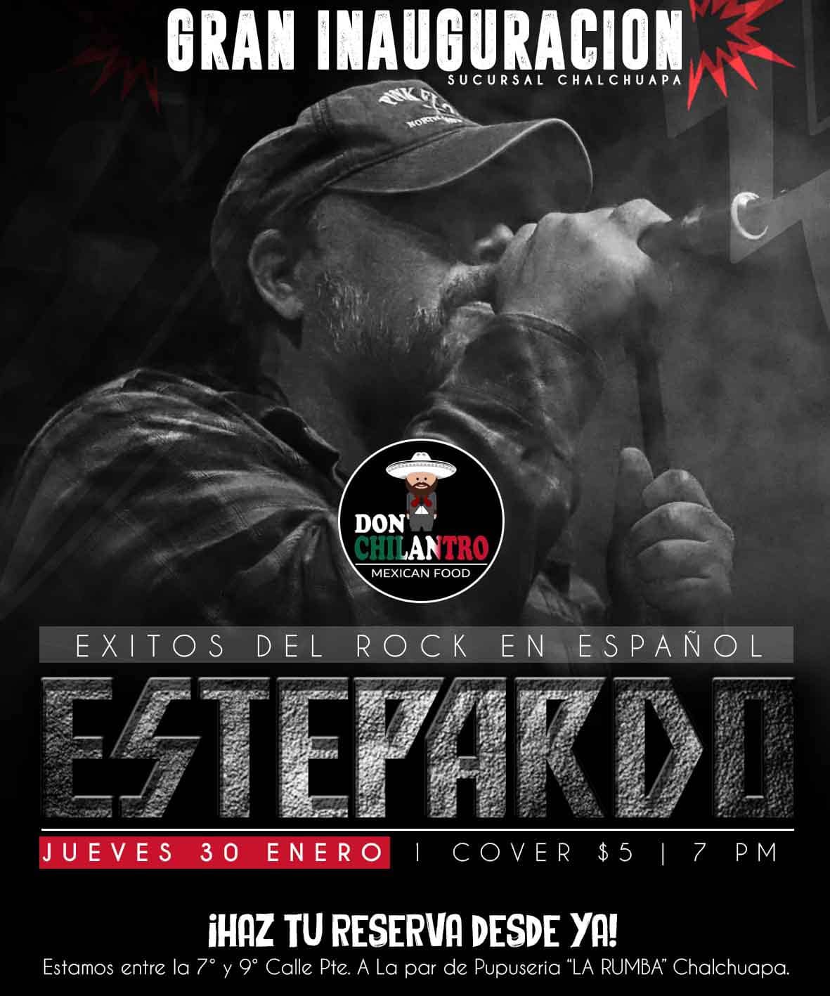 PRESENTACIÓN DE ESTEPARDO EN DON CHILANTRO 