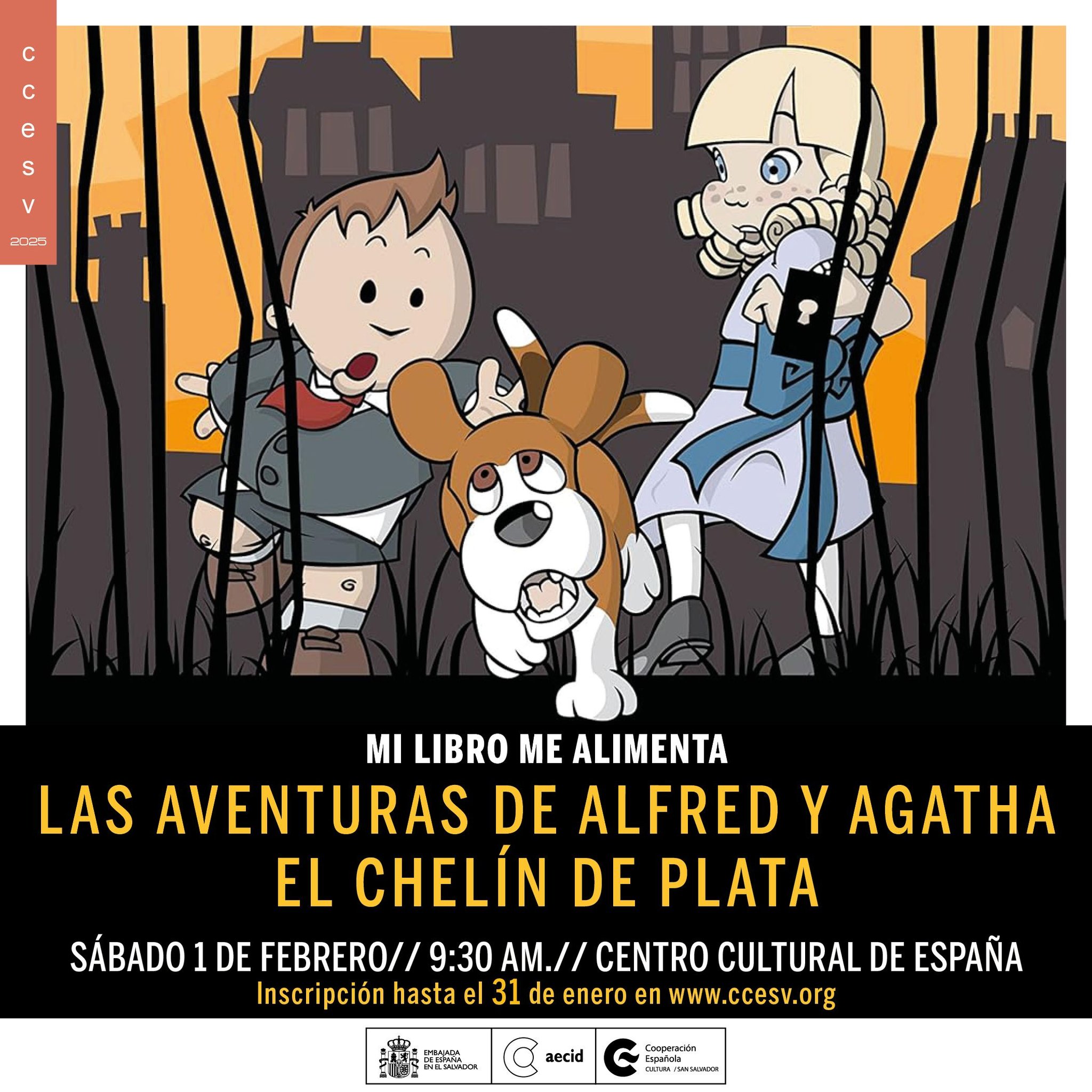 Presentación del libro Las aventuras de Alfred y Agatha: El chelín de plata