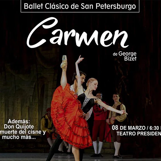 Ballet Clásico de San Petersburgo presenta la obra "Carmen"