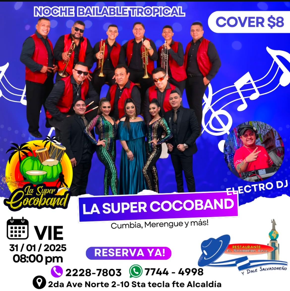 CUMBIA, MERENGUE Y MÁS CON LA SUPER COCOBAND