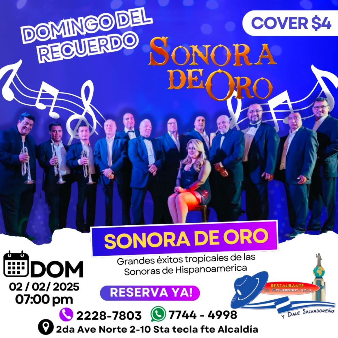 Grandes éxitos tropicales de las Sonoras de Hispanoamerica Con La Sonora De Oro