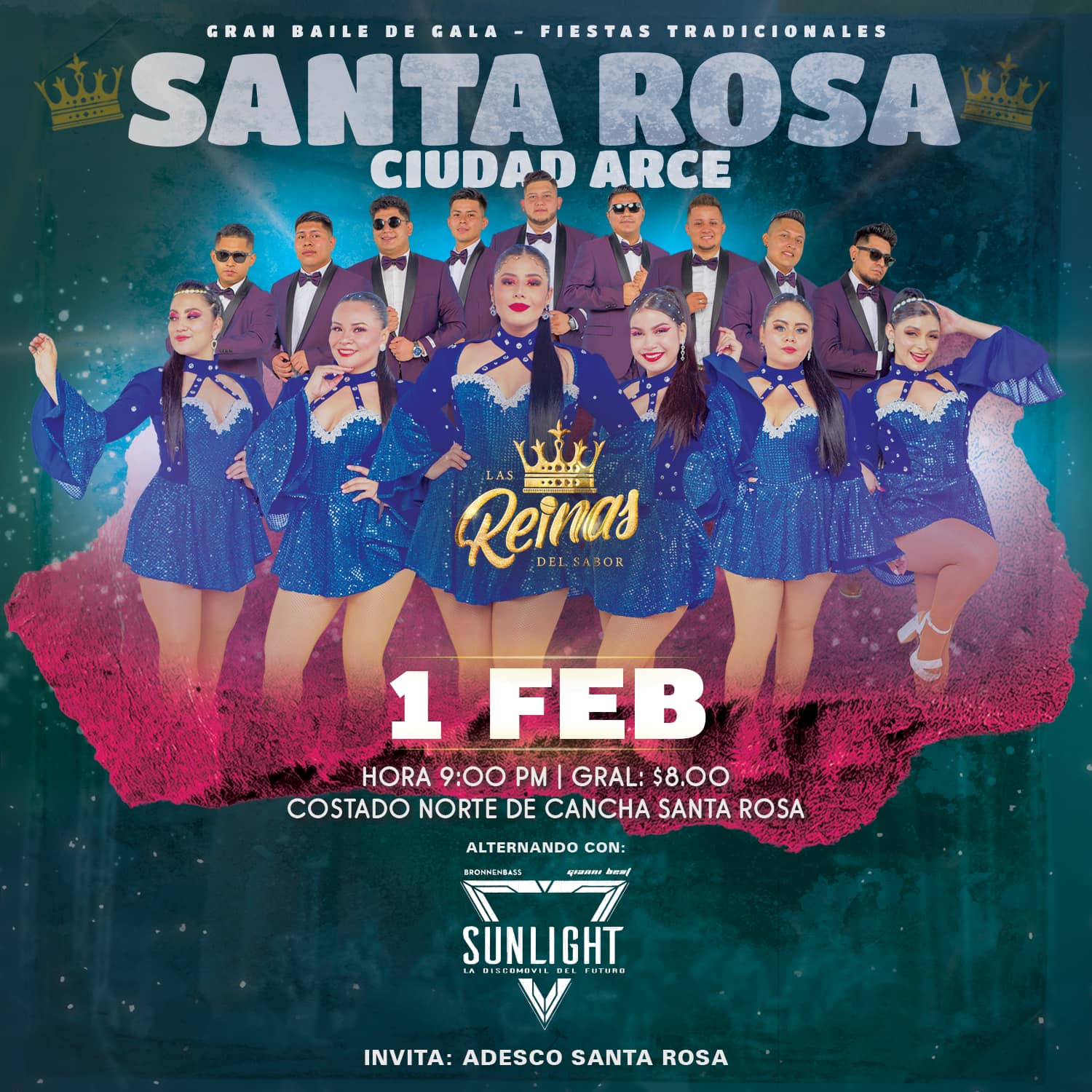 GRAN BAILE DE GALA DE SANTA ROSA