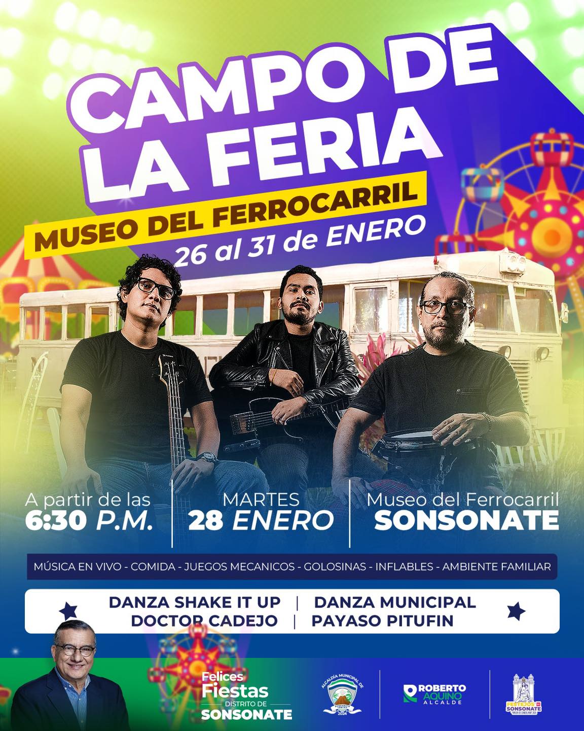 Fiesta - Musica en vivo en Museo del Ferrocarril