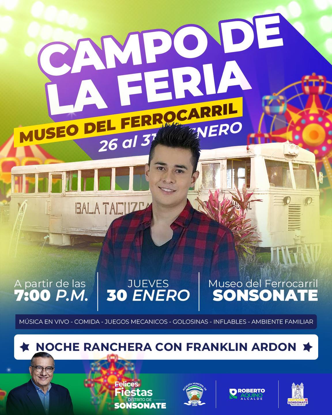 Fiesta - Música en vivo en Museo del Ferrocarril 