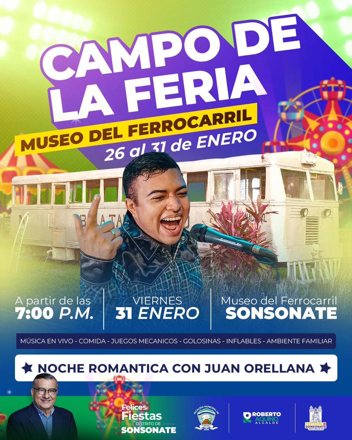 Fiesta - Música en vivo en Museo del Ferrocarril 