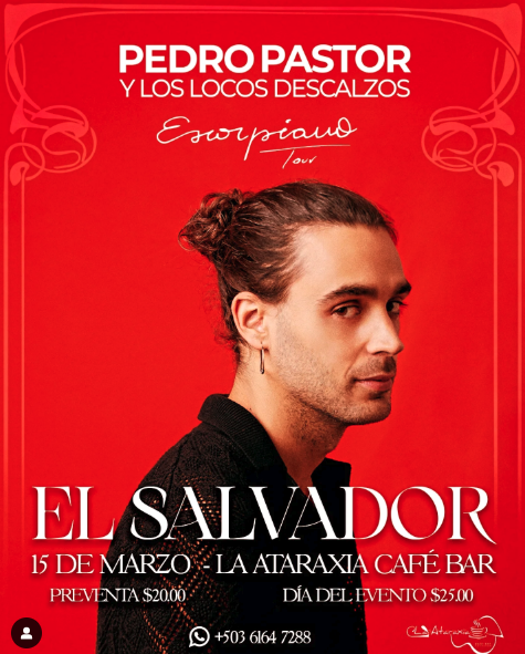 Concierto De Pedro Pastor En El Salvador 2025