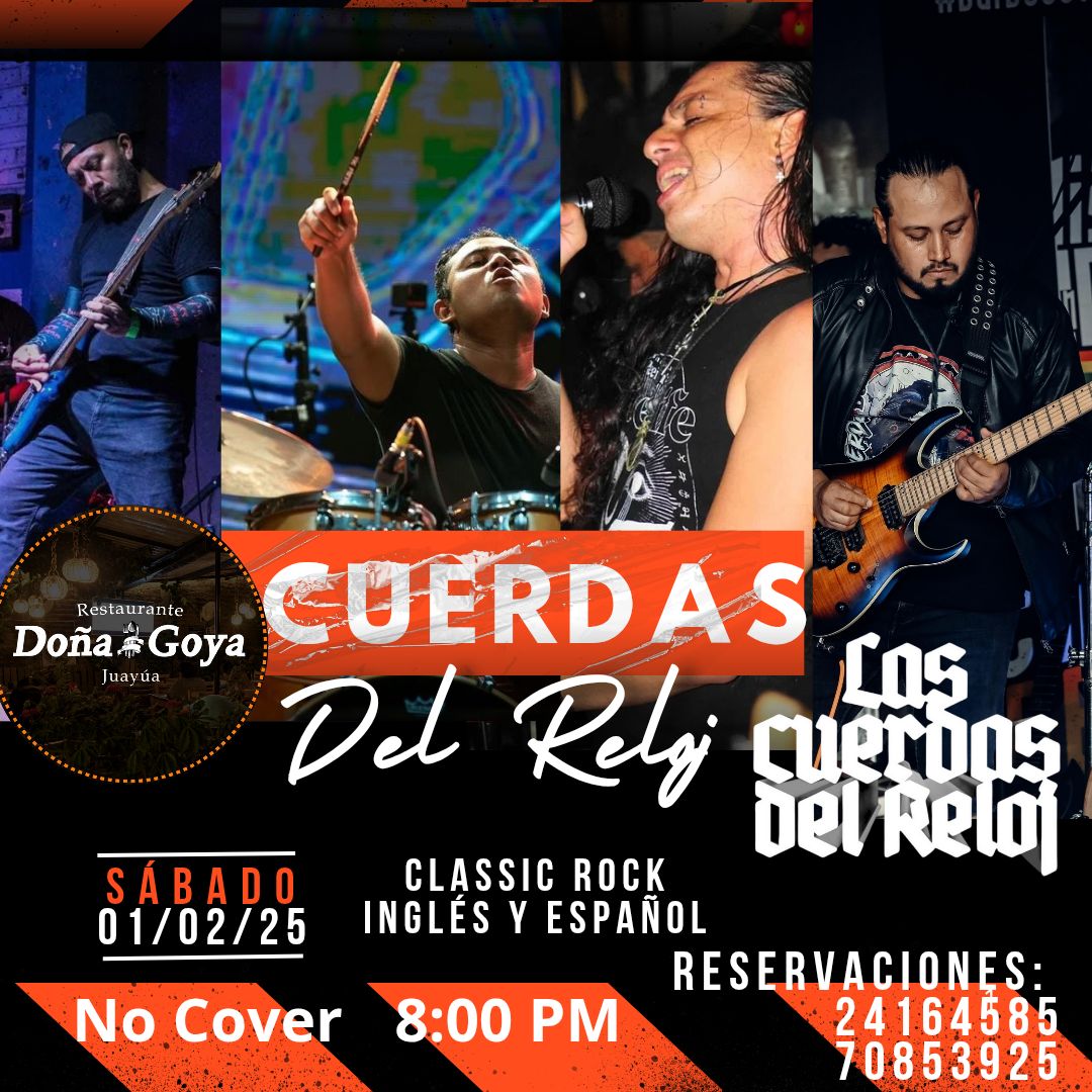 MÚSICA EN VIVO CON LA BANDA LAS CUERDAS DEL RELOJ 