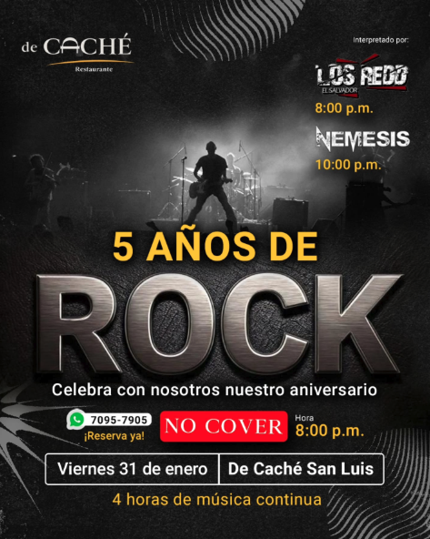 ESPECIAL 5 AÑOS DE ROCK 